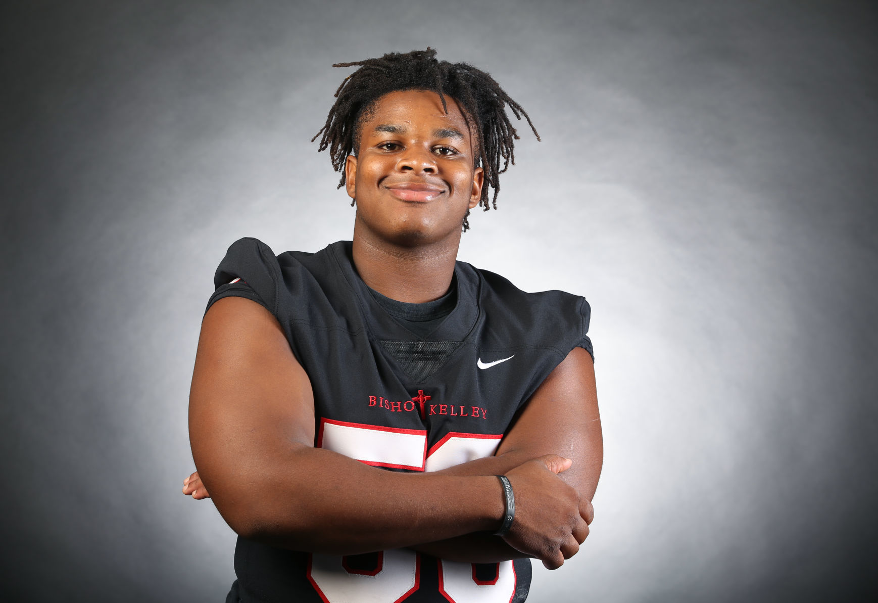 10. Bishop Kelley senior defensive lineman Montrell Cozart